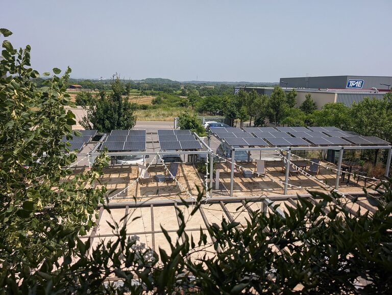 photovoltaïque sur les ombrières des parkings